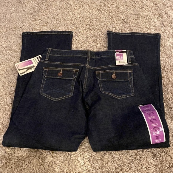 Lee Slender Secret Ultra Stretch dark denim size 8P - Picture 2 of 10
